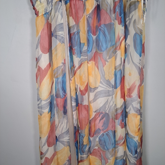 Y2k Maccine Colourful Baby Doll Mid Length Dress Size Medium - Picture 6 of 7